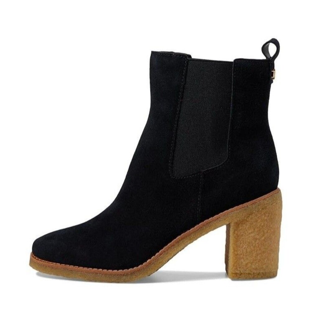 Ralph Lauren Womens 9.5 B Black Suede Marianna Ankle Booties NIB QA9